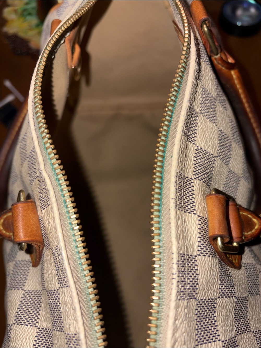 Authentic Louis Vuitton Damier Azur Speedy 30 - Vintage 2007 - Picture 7 of 8